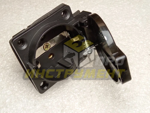 Блок розетки генератора 10/16А (черный)