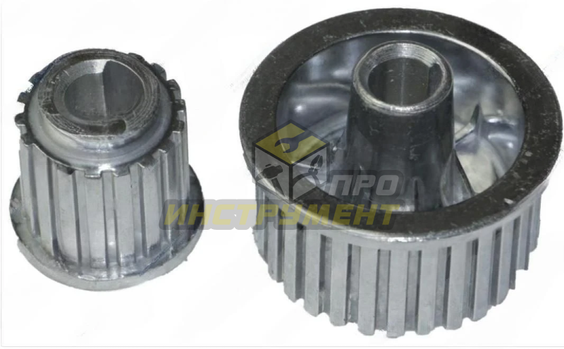 Шкив для рубанка Ребир, комплект ведущий + ведомый