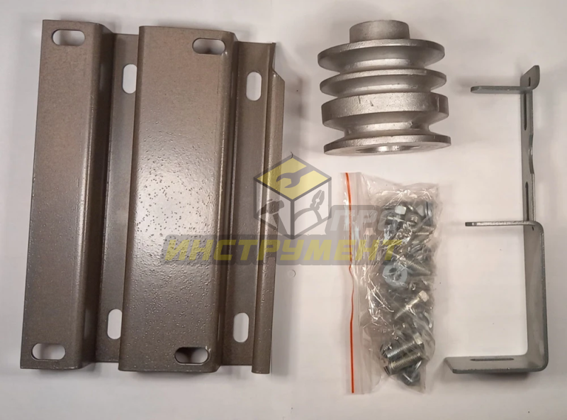 Комплект для установки двигателя, шкив 20мм, платформа, болты