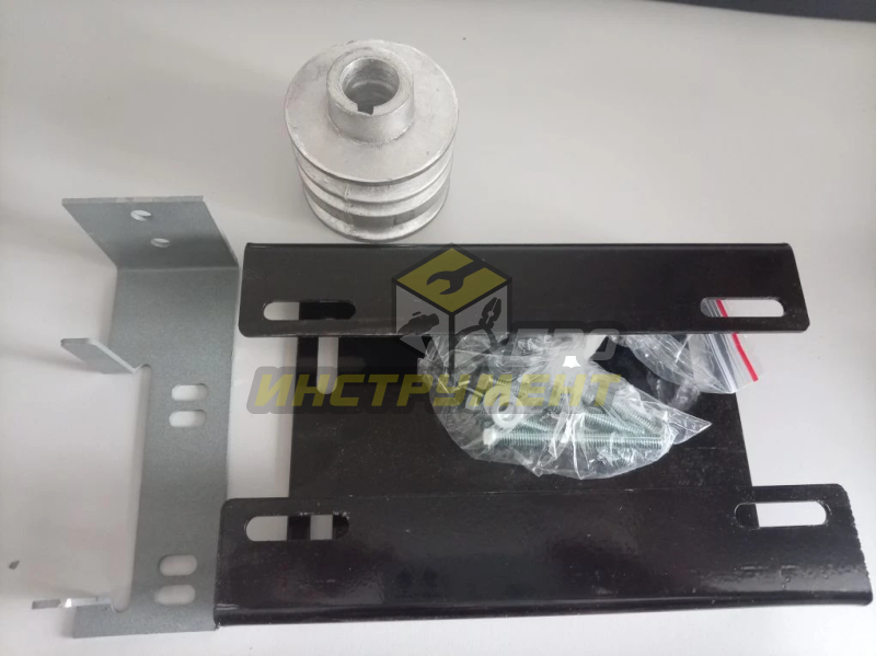 Комплект для установки двигателя, шкив 25мм, платформа, болты