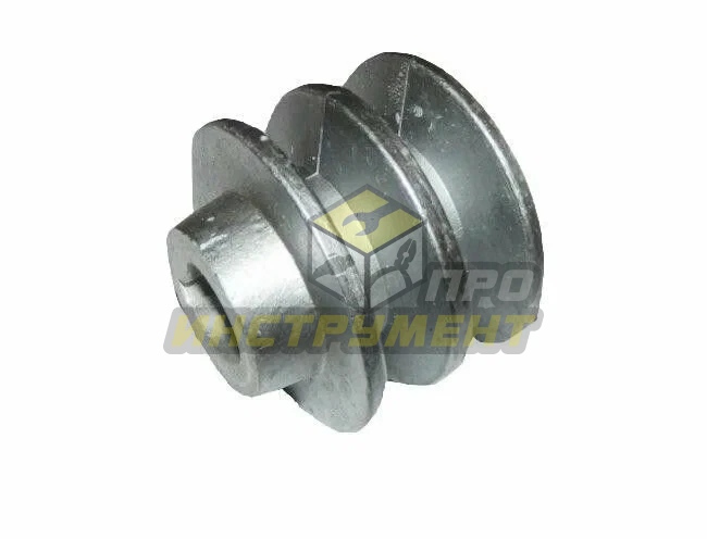 Шкив ведущий для двигателя 2-х ручейковый, d-19мм, шпонка 5мм (160F, Крот)