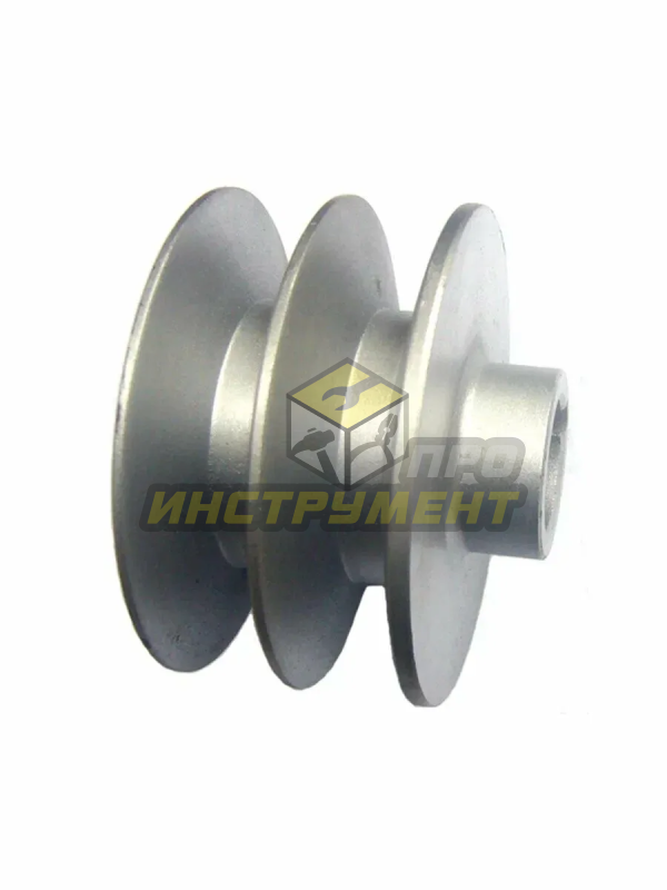 Шкив ведущий для двигателя 2-х ручейковый, d-20мм, шпонка 5мм