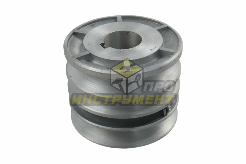 Шкив ведущий для двигателя 3-х ручейковый, d-25мм, шпонка 8мм (Каскад, Кадви)