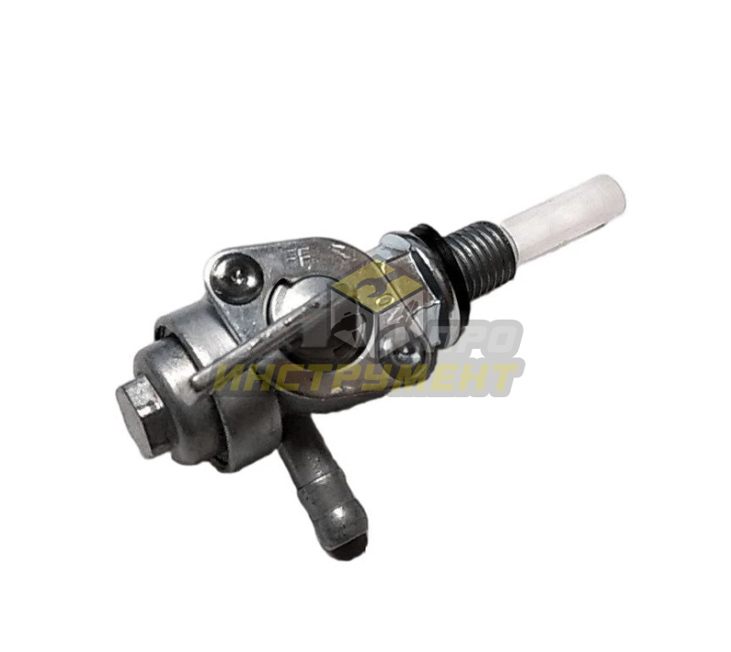 Краник топливного бака винт М10*1.25, выход вправо с отстойником