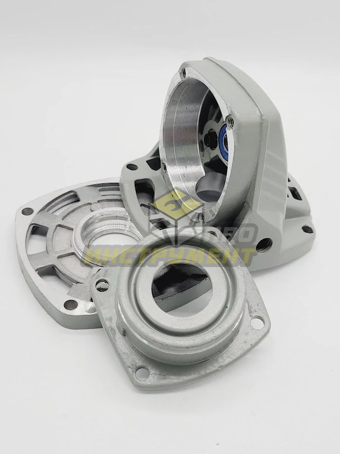 Корпус редуктора с крышкой в сборе УШМ 9555, 9558 с фиксатором