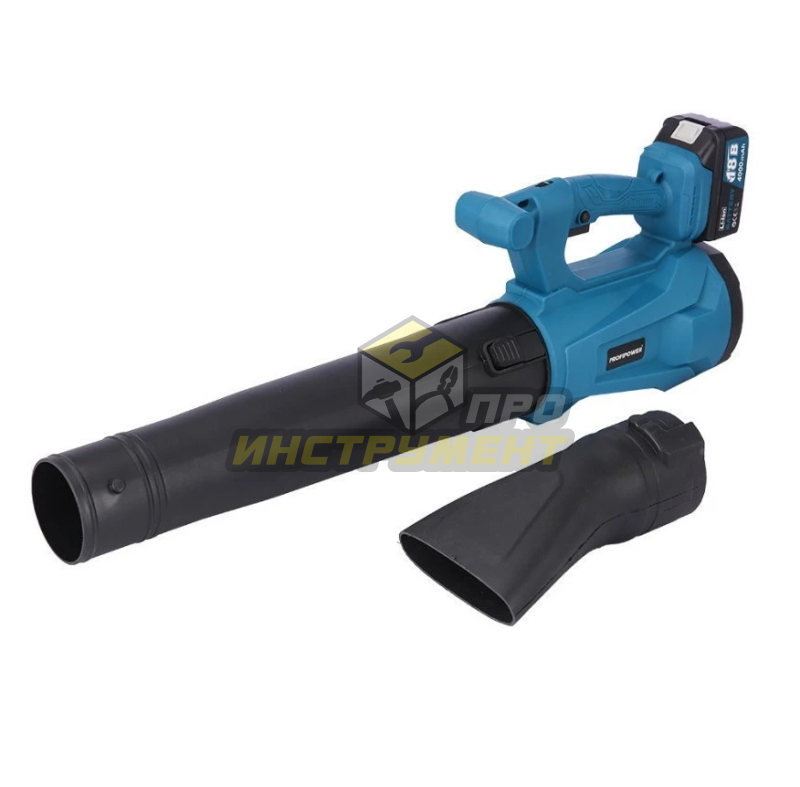 Аккумуляторная воздуходувка TOOLYARD TY BLOW 2170, 70, м/с, Li-ion 4.0 Ач, 320 м³/ч, регулировка по