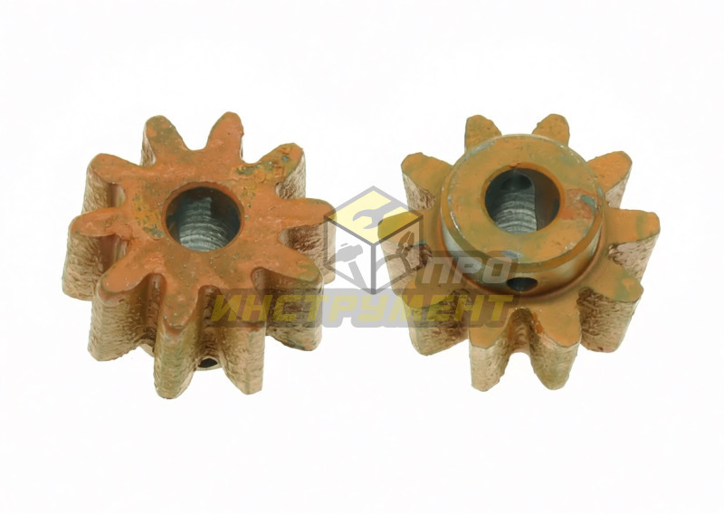 Шестерня для бсм. 10-зуб, d-15, высота 39, ширина шестерни 27, большая юбка