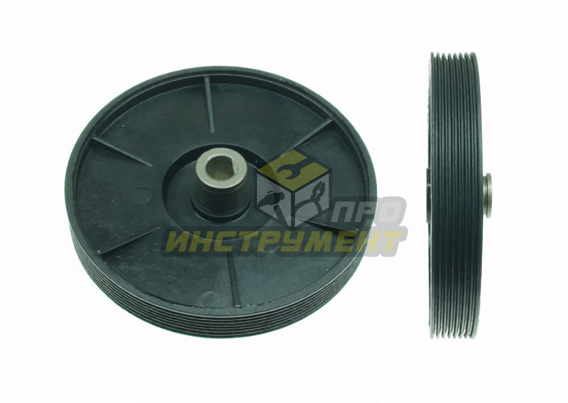 Шкив ведомый для б/см d-12 мм, d-123 мм, ручейковый, скос (AEZ)