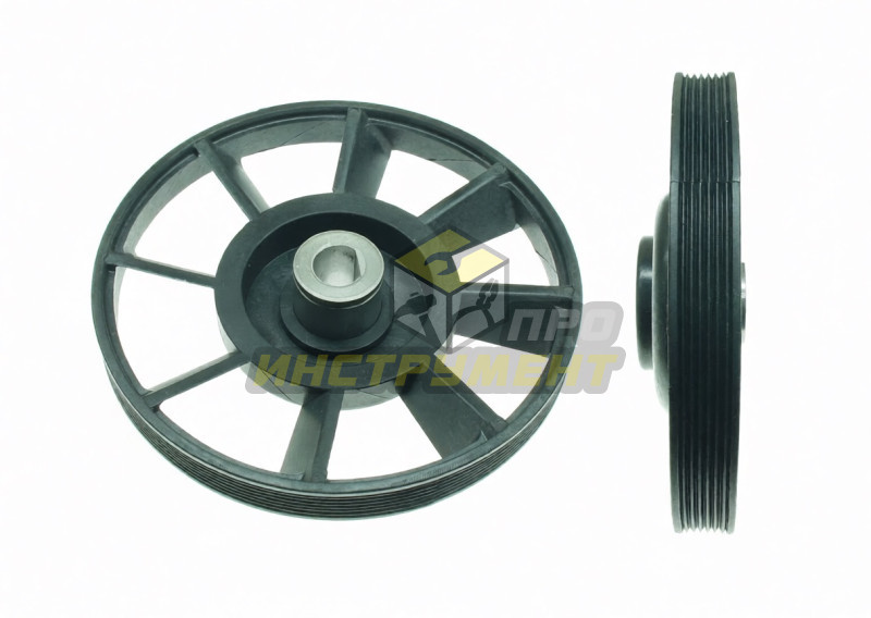 Шкив ведомый для б/см d-17 мм, d-162 мм, метал. втулка (AEZ)