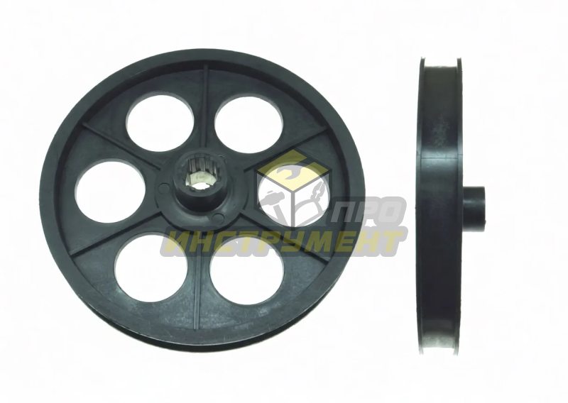 Шкив ведомый для б/см d-17 мм. d-162 мм, скос, зубч. (AEZ)