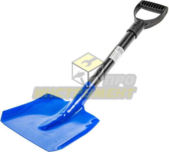 Лопата AB-2315 для снега автомобильная 65см. ковш 20см. металл. ручка АВТОСТОП /1