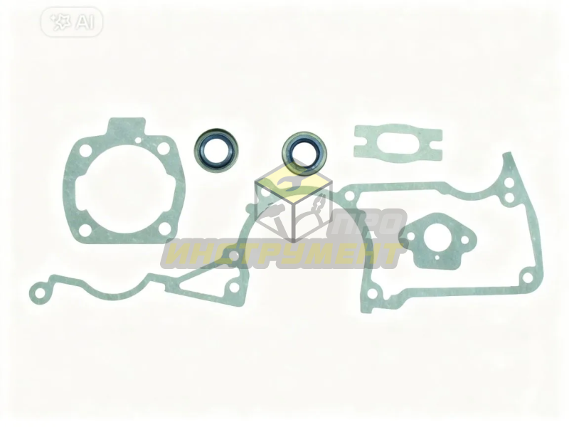 Прокладки подходят для бп Хускварна 51, 55 + 2 сальника