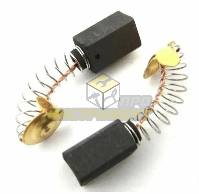 Щетка 6.4*7.4*12, подходит для Хитачи Н-41, пружина, кв.пятак-зацеп (AEZ №690)