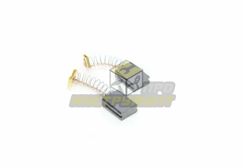 Щетка 6*12*16 для перфоратора Энергомаш, Sturm, пружина, клемма, уши вверх (AEZ №476)