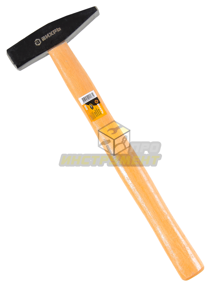 Молоток 400гр. Квадратный боёк, деревянная ручка Вихрь (Код ТН ВЭД: 8205200000) 73/6/8/2