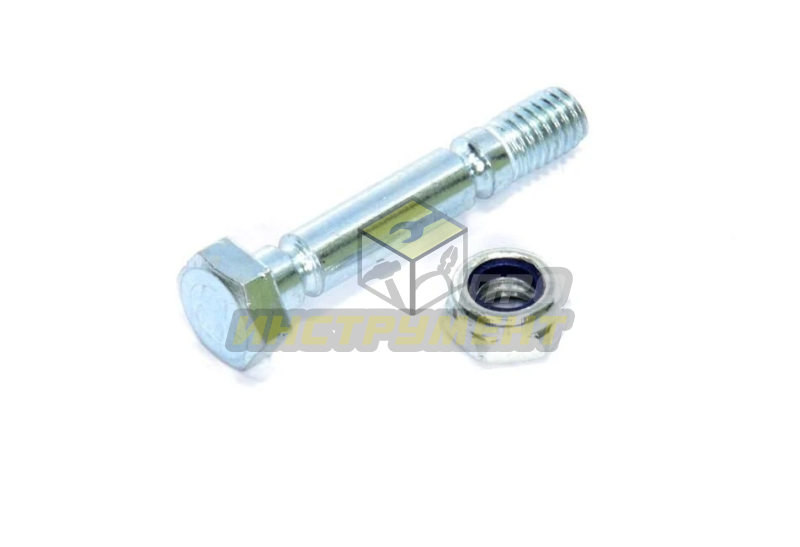 Болт срезной шнека снегоуборщика 40мм c гайкой М6