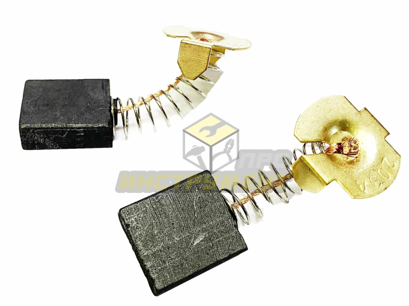 Щетка 7*17*17, Интерскол УШМ 2000, пятак-уши (Rezer №564) блистер