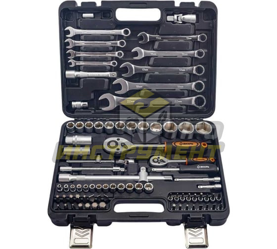 Набор инструментов, 1/2", 1/4", в кейсе 82 предм Вихрь (Код ТН ВЭД: 8206000000) 73/6/7/14