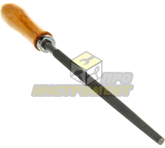 Напильник 200 мм круглый деревянная рукоятка Вихрь (Код ТН ВЭД: 8203100000) 73/6/4/4