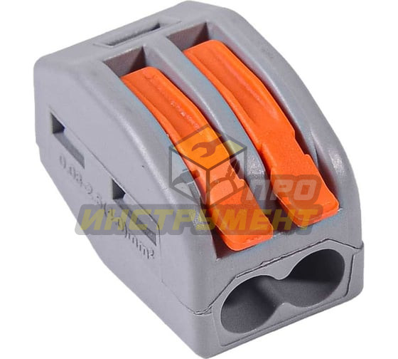 Клемма соединительная СМК-222-412, 20 шт. Вихрь (Код ТН ВЭД: 8536691000) 73/12/3/8