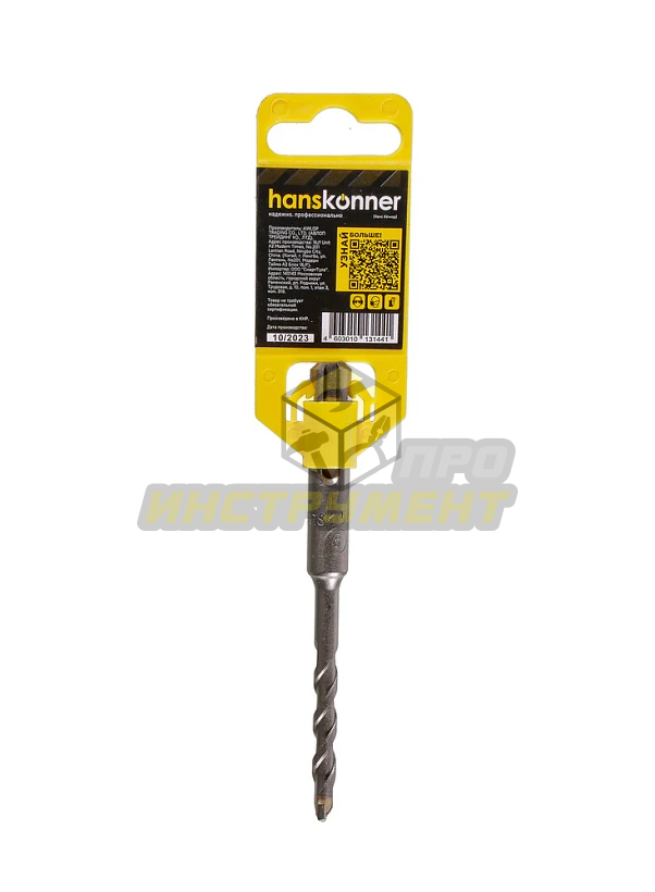 H9019-F06-110 Бур SDS+ 06х110 HIGH SPEED плоский резец U спираль Hanskonner