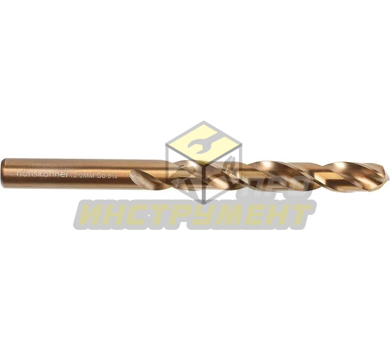 H1055-M120-151 Сверло по металлу COBALT 12,0х151мм Hanskonner