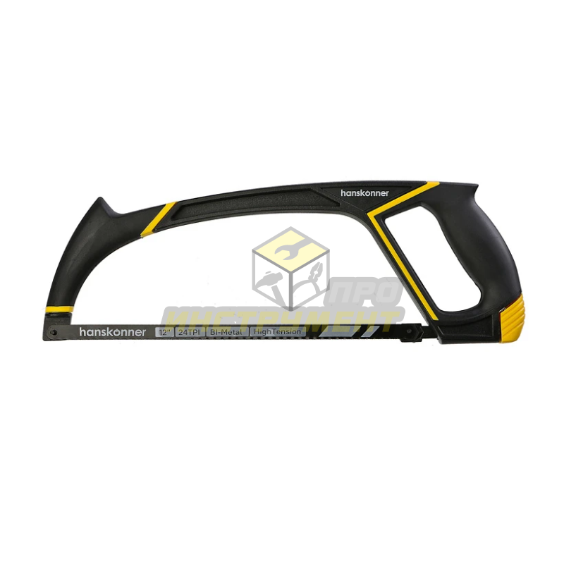 HK1061-01-300 Ножовка по металлу 300мм, усиленная, bi-metal полотно, hanskonner