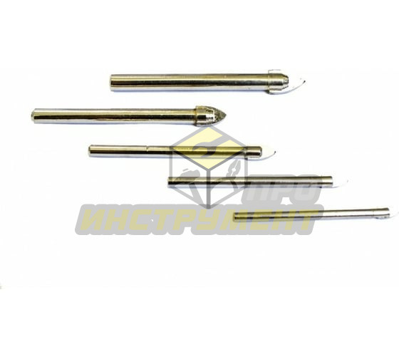 Rockforce Набор сверел по стеклу и плитке 5пр., в кейсе RF-372S5(49315)