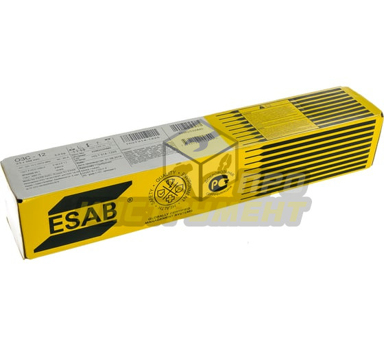 ESAB Электроды ОЗС-12 ф 2,5 мм, пачка 5,0 кг СВЭЛ СВ000007908/4596253WE0