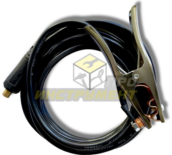 Sinica Кабель сварочный WGC25500S, зажим на массу 500А, 25кв мм 100069