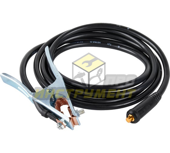 Elitech Кабель сварочный,3м,DX25,16кв мм,зажим на массу 0606.000300 172520