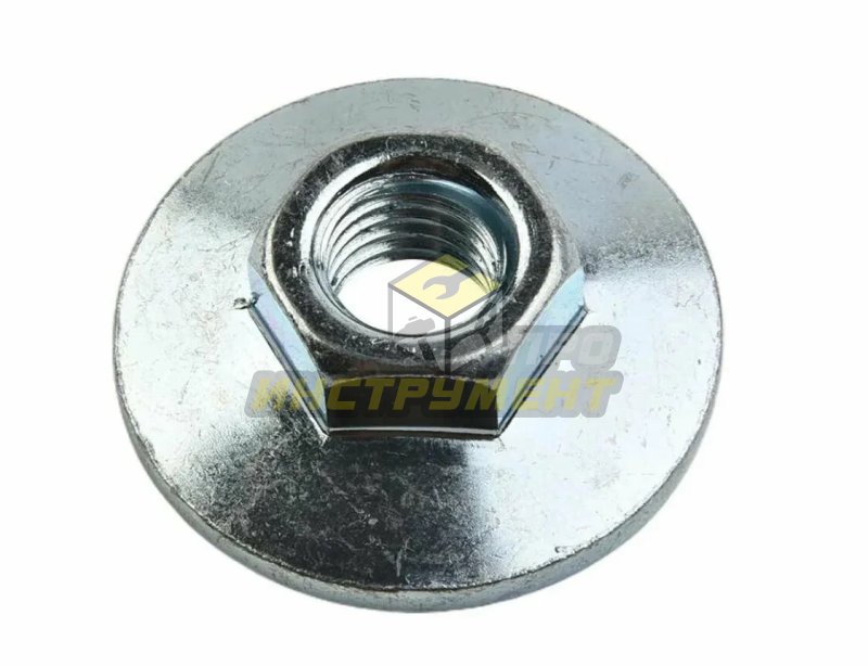 Гайка зажима диска УШМ универсальная М14, подвижная 6-гран.