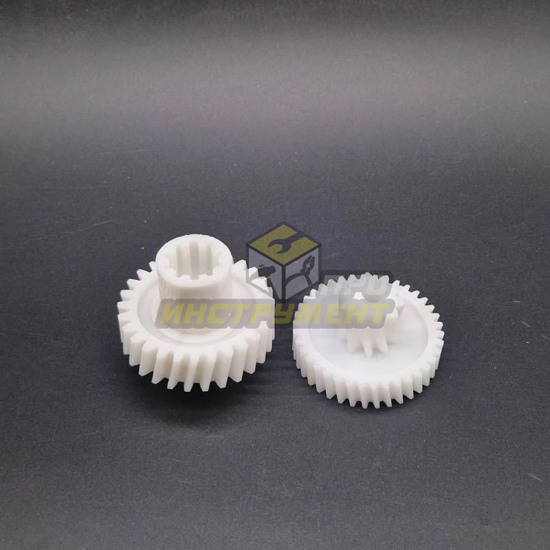 Шестерня для мр "Midea" комплект 2шт (D59/27mm, зуб 28/10, кос/прям D60/26мм,зуб 38/10 кос)
