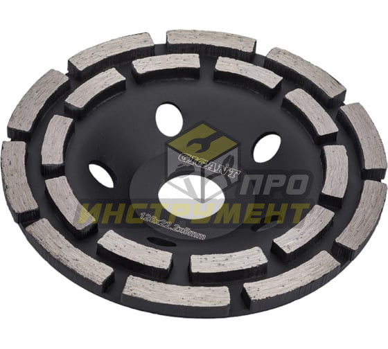 Gigant чашка алмазная двухрядная 125*22,2*5мм G-1009