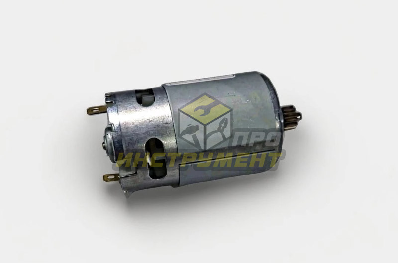 Двигатель для шуруповерта 10.8V с шестерней 12 зуб, d вала-3мм, D корп.-37.5мм, паз (AEZ)