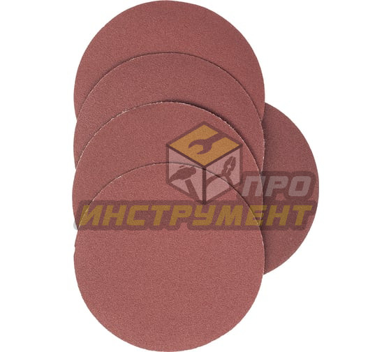 VIRA Круги абразивные на ворсовой основе под "липучку", 115мм, 5 шт., P150 558016