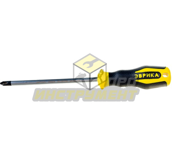 Отвертка крестовая PH3х150мм Ø8мм магнитная (с держателем ) ER-1DH-17H ЭВРИКА /1/12/144 OLD (1070203