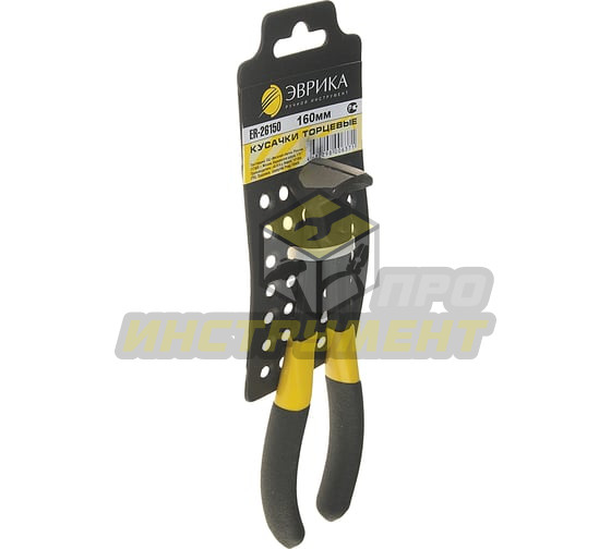 Кусачки торцевые 160мм ЭВРИКА 6/60 (10317120/140725/5119788 , Индия)