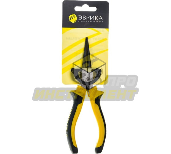 Круглогубцы 6" ЭВРИКА 1/6/60 (10702070/110124/3014596 , Китай)