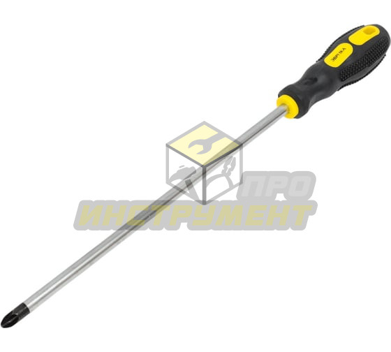 Отвертка крестовая PZ3х250мм Ø8мм магнитная с противоскользящей ручкой (с держателем ) ER-7DZ-16H ЭВ