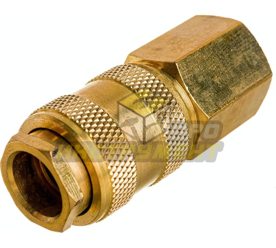 Быстроразъем пневматический ER-BSE1-3SF:с клапаном с внутренней резьбой 3/8" ( латунь) ЭВРИКА /1/10