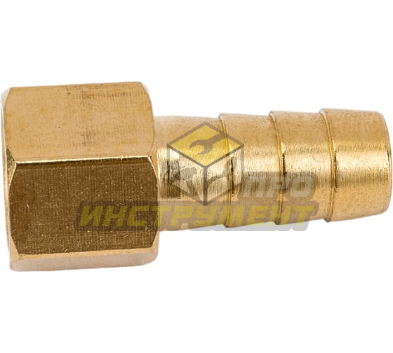 Штуцер пневматический ER-FFH04/06:внутр. резьба 1/4"- "елочка" 10мм ЭВРИКА /1/10 (10702070/270325/51