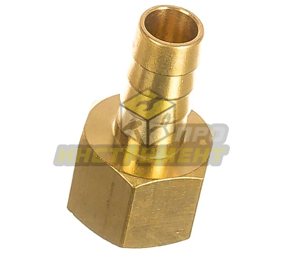 Штуцер пневматический ER-FFH06/06:внутр. резьба 3/8"- "елочка" 10мм ЭВРИКА /1/10 (10702070/270325/51