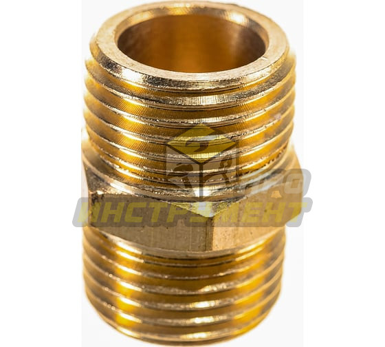 Соединитель резьбовой ER-MM08/08:наруж. резьба 1/2"x1/2" ЭВРИКА /1/10 (10702070/270325/5105826 , Кит