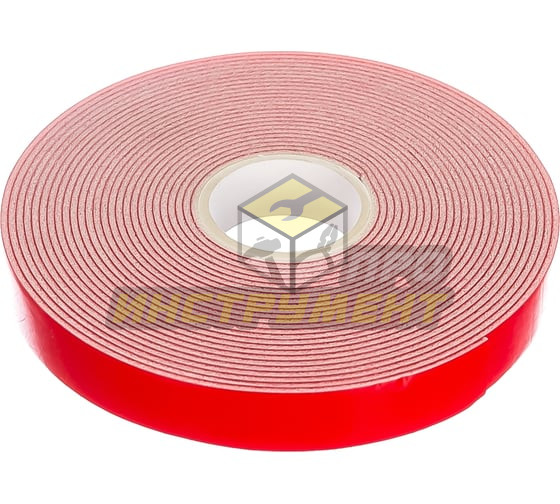 Скотч двухсторонний ET-125 PRO 12мм х 5м профессиональный (красный) MEGAPOWER /1/288 (10702070/16092