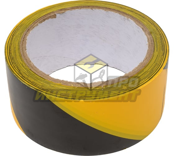 Скотч сигнальный LT-YB 48мм х 20м (желтый/черный) MEGAPOWER /1/90 (10702070/160425/5129139 , Китай)