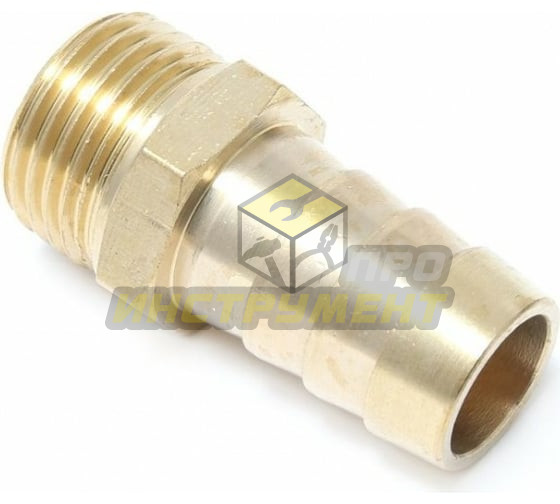 Штуцер RF-MH04/08 пневматический наруж. резьба 1/4"- "елочка" 12мм (2 шт. + хомуты) в блистере ROC