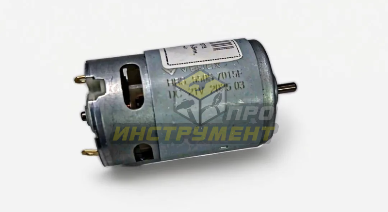 Двигатель для шуруповерта 21V без шестерни, d вала-3мм, D корп-37.5мм, паз (Китай)