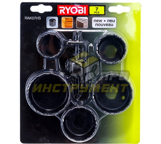 Ryobi Набор пильных коронок RAK07HS 5132002548
