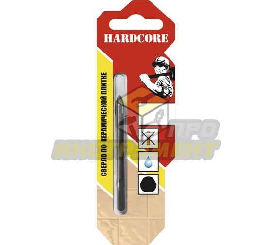 Hardcore Сверло по керамической плитке 4 мм 153004